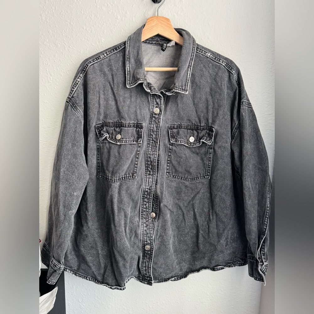 H&M Black Denim Jacket